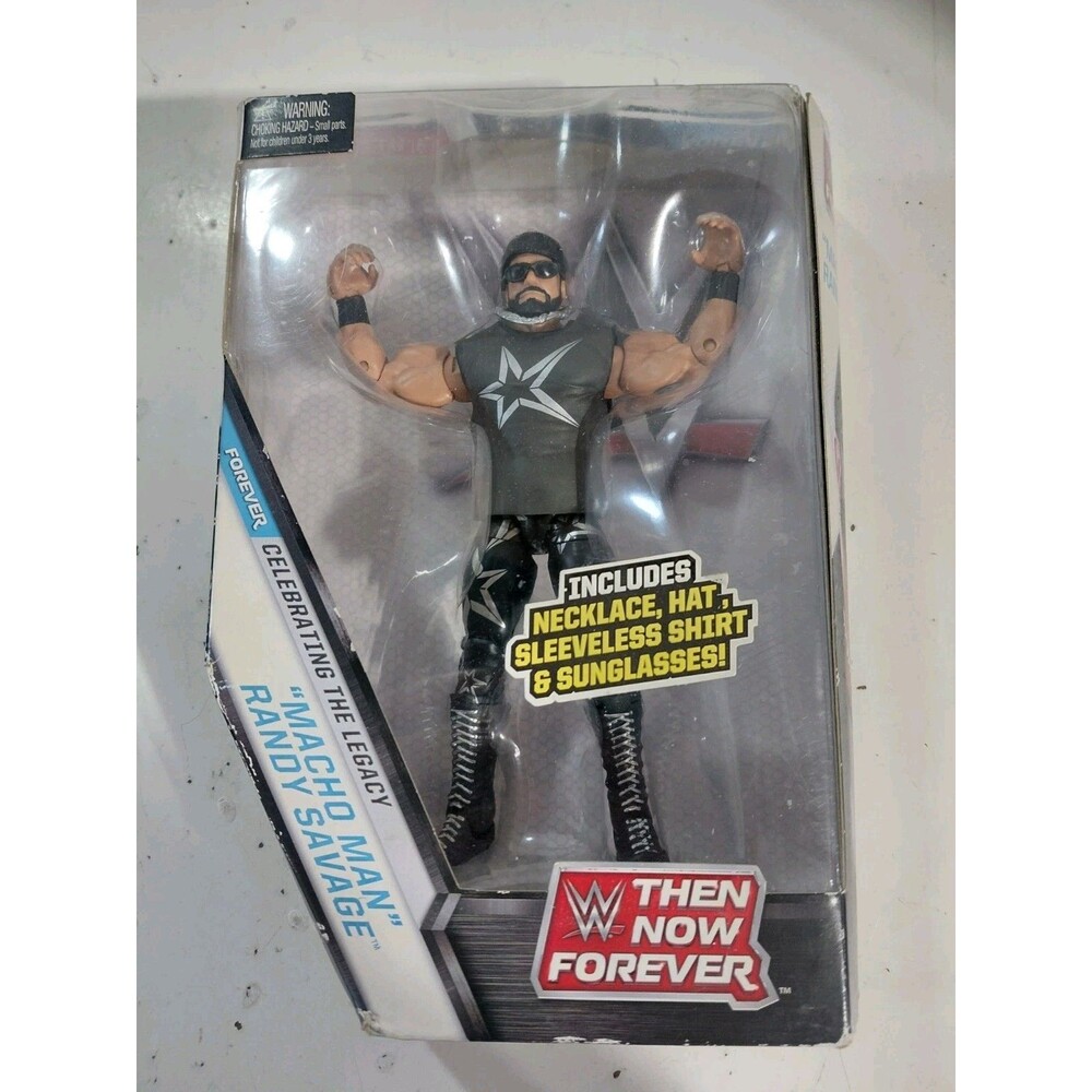 Mattel WWE Elite Flashback Forever Macho Man Randy Savage Action Figure w/box